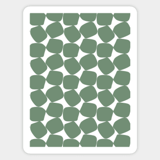 Bold Geometric Pattern 2 in Green Sticker